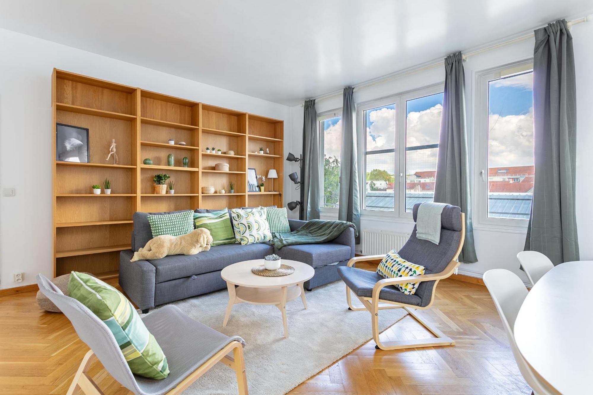 Parisian Penthouse With Large Terrasse Apartment Pierrefitte-sur-Seine Luaran gambar