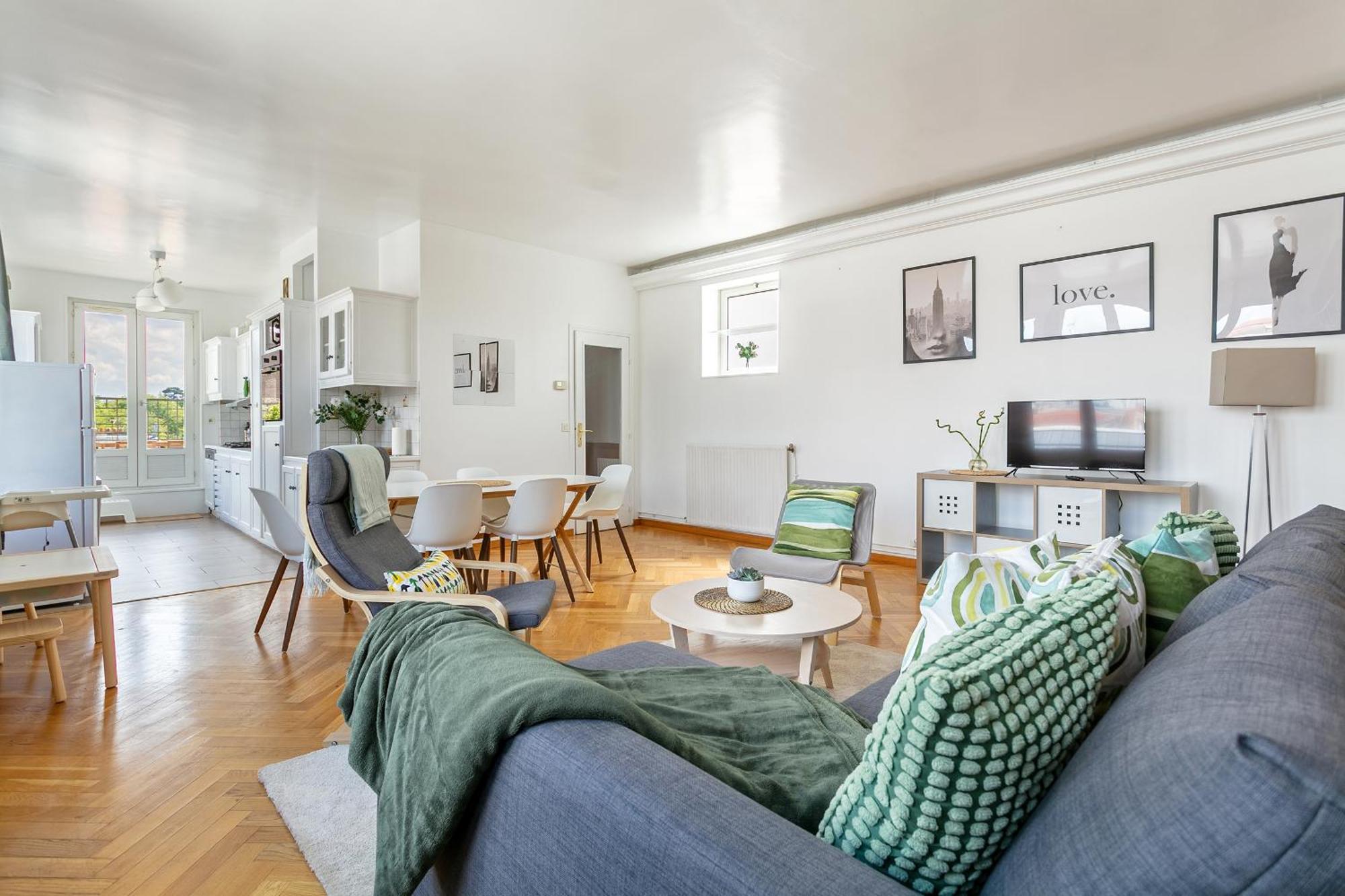 Parisian Penthouse With Large Terrasse Apartment Pierrefitte-sur-Seine Luaran gambar