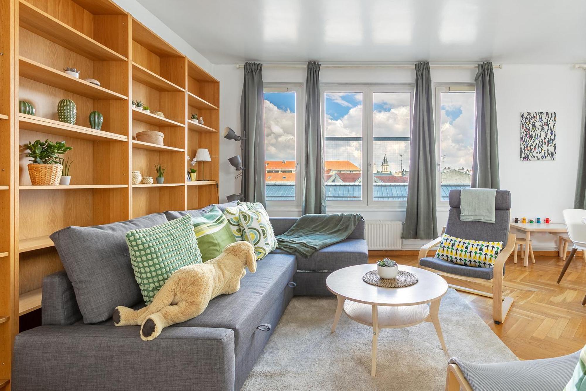 Parisian Penthouse With Large Terrasse Apartment Pierrefitte-sur-Seine Luaran gambar